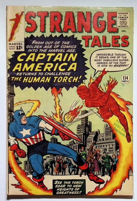 Strange Tales #114 (Marvel Comics, 1963), raw, ungraded comic book — front cover