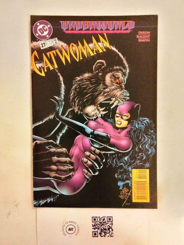 Catwoman #27 (DC Comics), raw comic book in NM condition — front cover