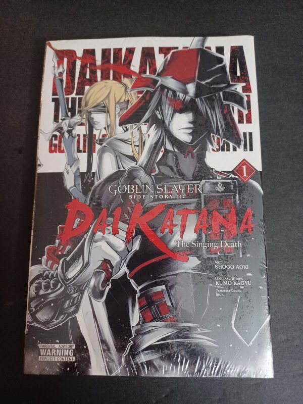 Goblin Slayer Side Story II: Dai Katana Vol. 1 the Singing Death - Ku - Sealed, raw, ungraded comic book — front cover