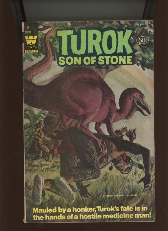 Turok, Son of Stone #127 (1981), raw comic book in 4.5 condition — front cover