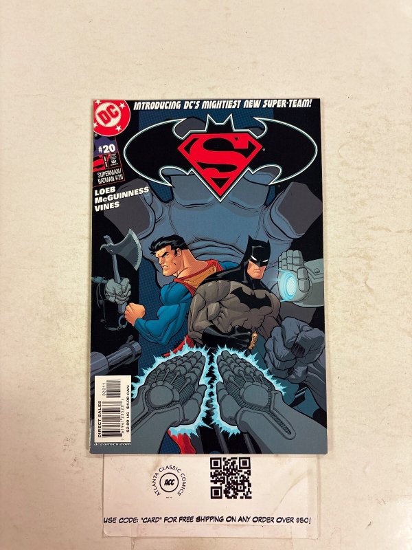 Superman Batman #20 (DC Comics), raw comic book in NM condition — front cover