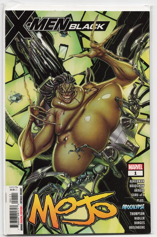 X-Men: Black - Mojo (2018) X-Men (2018), raw, ungraded comic book — front cover