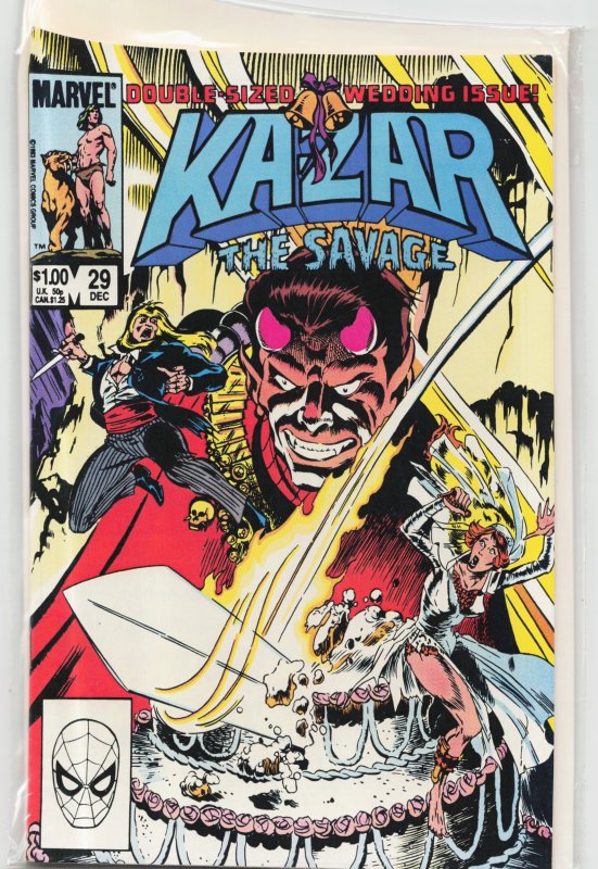 Ka-Zar the Savage #29 (1983), raw, ungraded comic book — front cover