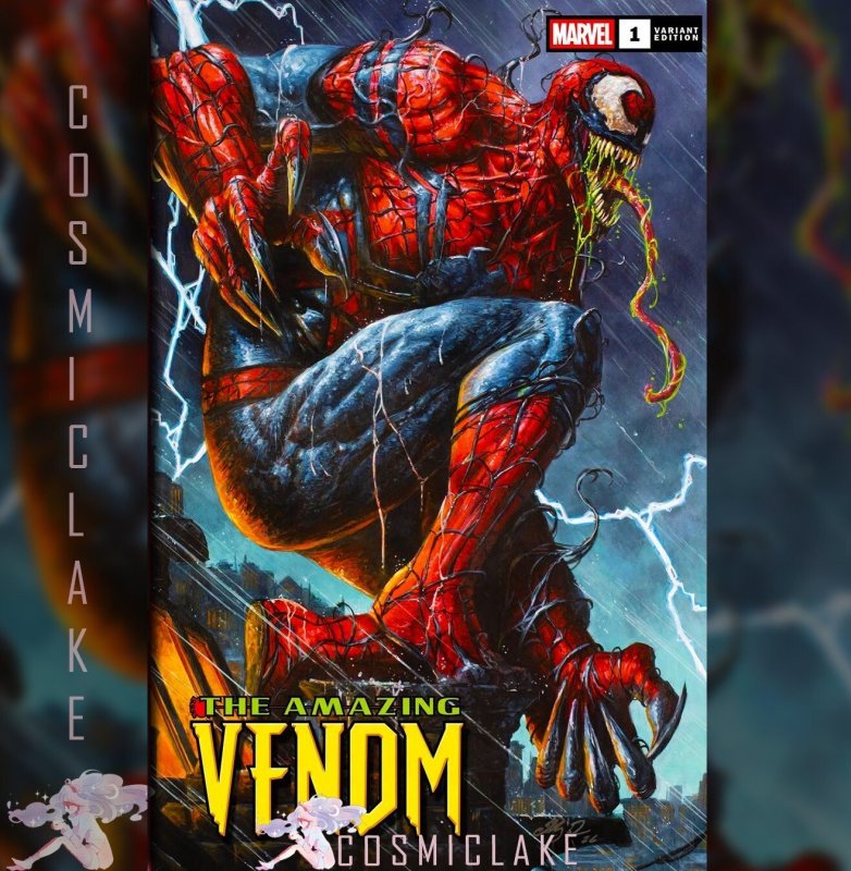 Amazing Venom #1, raw, ungraded comic book — front cover