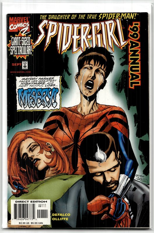 Spider-Girl 1999 (1999) Spider-Girl (1999), raw, ungraded comic book — front cover