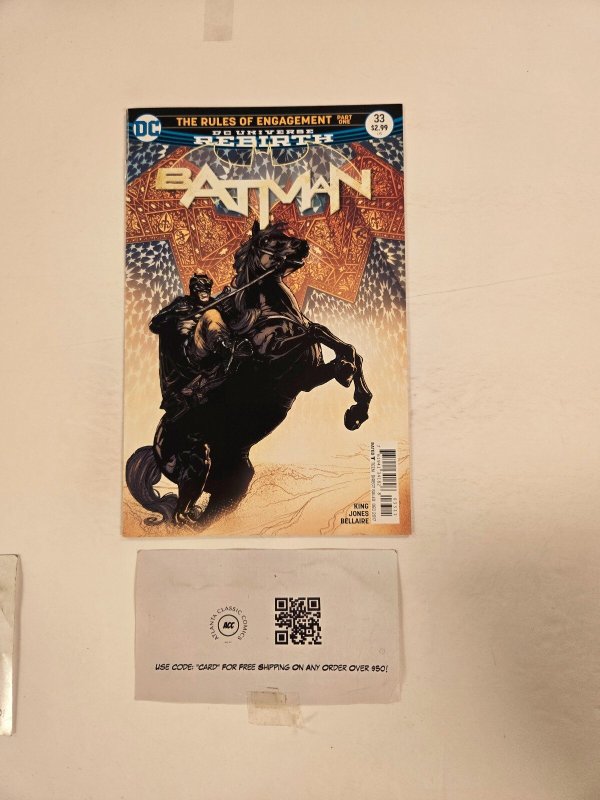 Batman #33 (DC Comics), raw comic book in NM condition — front cover