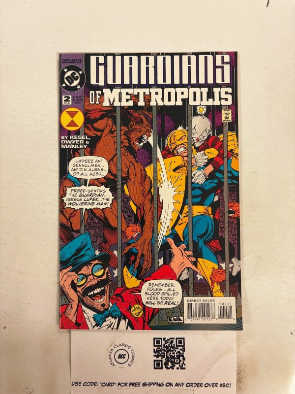 Guardians of Metropolis #2 (DC Comics), raw comic book in NM condition — front cover