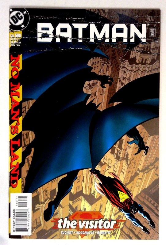 Batman #566 (DC Comics, 1999), raw comic book in NM- condition — front cover