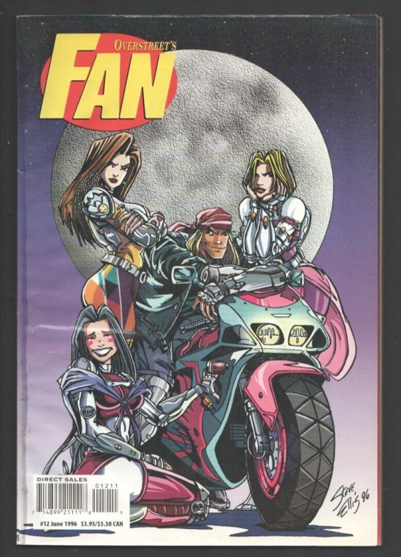 Overstreet's Fan #12 (1971), raw, ungraded comic book — front cover