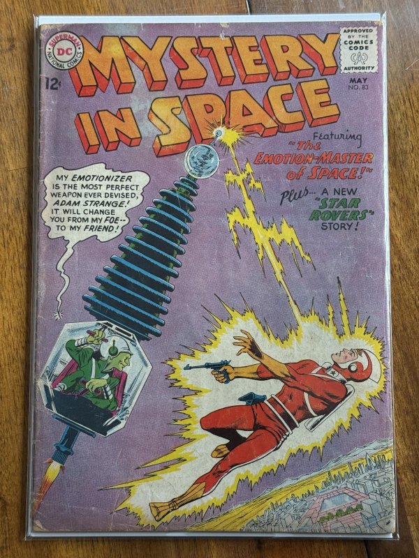 Mystery in Space #83 (DC Comics, 1963), raw comic book in VG 4.0 condition — front cover