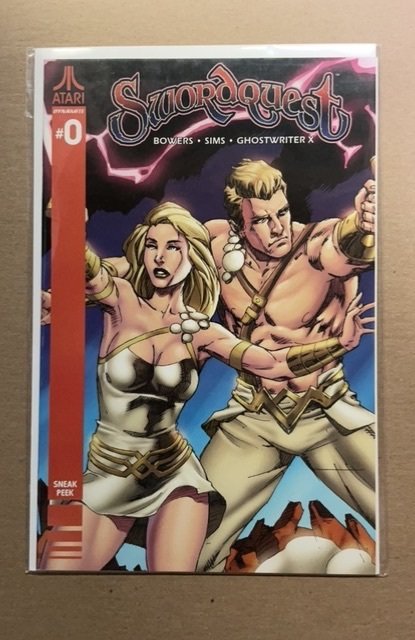 Swordquest #0 (2017), raw, ungraded comic book — front cover