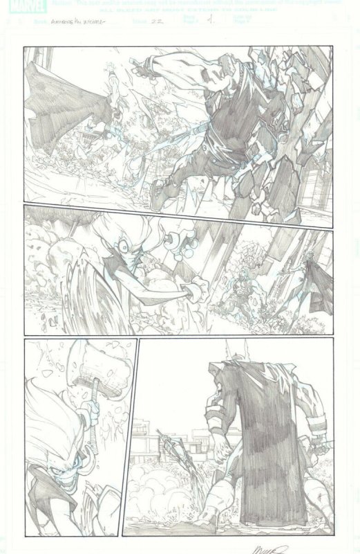 Avengers: The Initiative #22 (Marvel Comics, 2008), raw, ungraded comic book — front cover