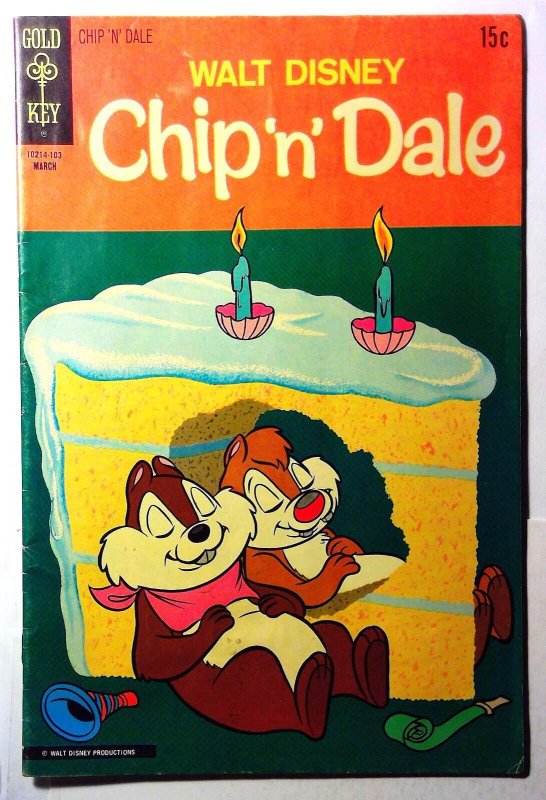Chip 'n' Dale #10 (Gold Key Comics, 1971), raw, ungraded comic book — front cover