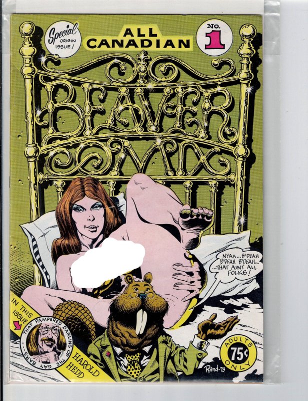 All Canadian Beaver Comix (1974) (1974), raw, ungraded comic book — front cover