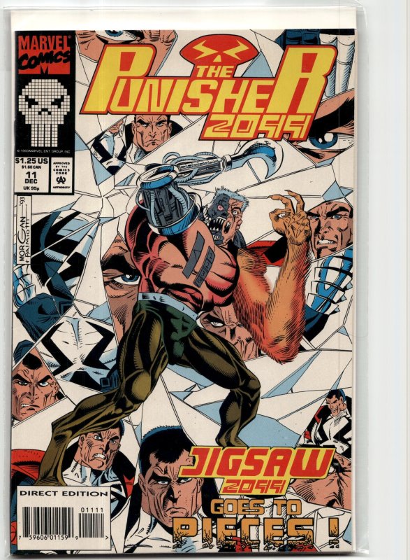 Punisher 2099 #11 (Marvel Comics, 1993), raw, ungraded comic book — front cover