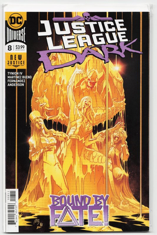 Justice League Dark #8 (DC Comics, 2019), raw, ungraded comic book — front cover