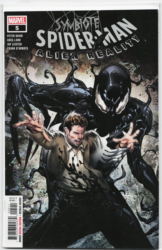 Symbiote Spider-Man: Alien Reality #5 (2020), raw, ungraded comic book — front cover