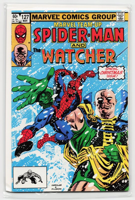 Marvel Team-Up #127 (Marvel Comics, 1983), raw, ungraded comic book — front cover