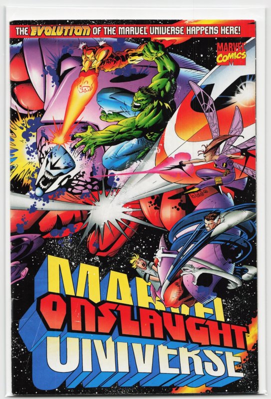 Onslaught: Marvel Universe (1996) (1996), raw, ungraded comic book — front cover