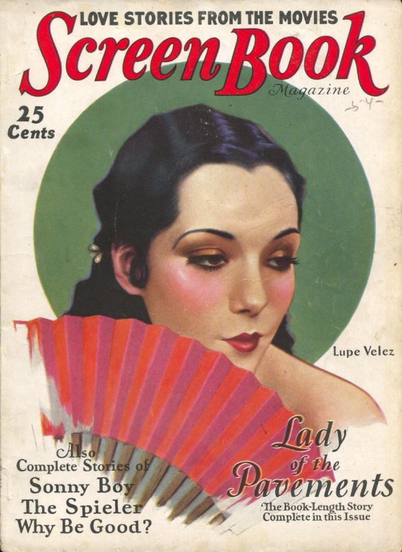 MAG: Screen Book-Lupe Velez-Marion Nixon-Joan Crawford -June-1929, raw, ungraded comic book — front cover