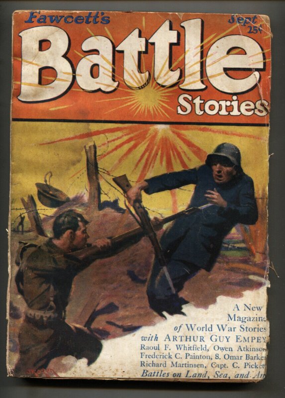 Pulp: Battle Stories #1, raw, ungraded comic book — front cover