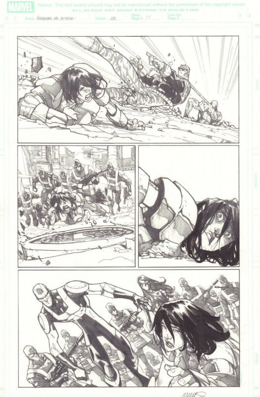 Avengers: The Initiative #23 (2008), raw, ungraded comic book — front cover