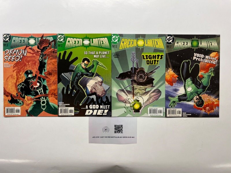 4 Green Lantern DC Comic Books # 166 167 168 169 Superman Wonder Woman 41 JS42, raw, ungraded comic book — front cover
