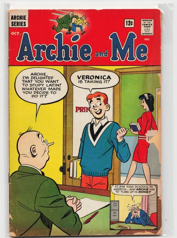 Archie and Me #1 (Archie Comics, 1964), raw, ungraded comic book — front cover