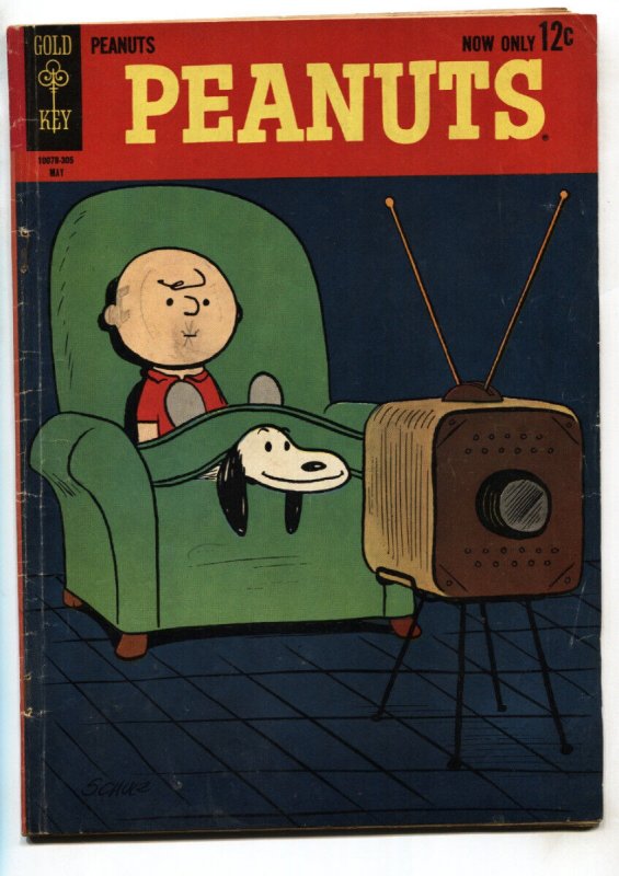 Peanuts #1 (Gold Key Comics, 1963), raw, ungraded comic book — front cover