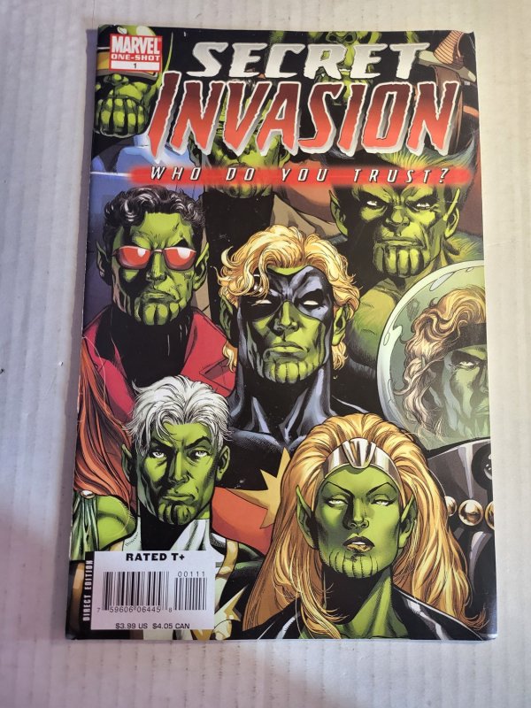 Secret Invasion: Who Do You Trust? (2008) (2008), raw, ungraded comic book — front cover