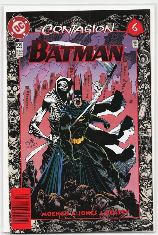 Batman #529 (DC Comics, 1996), raw, ungraded comic book — front cover