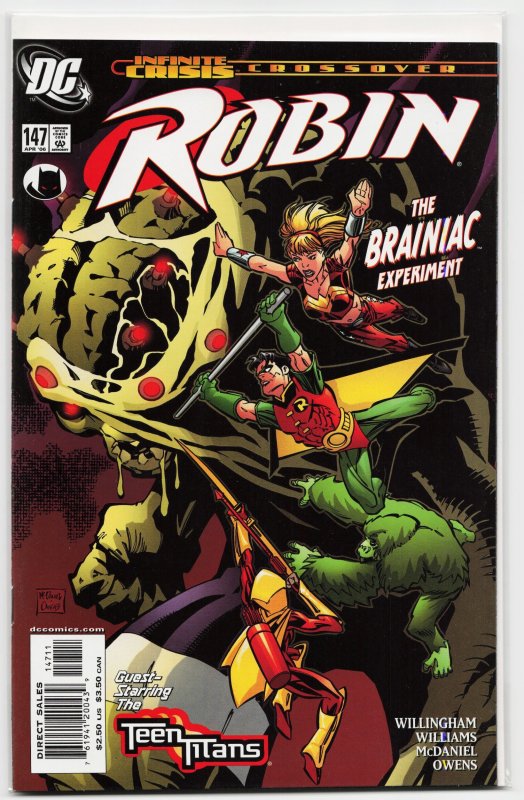 Robin #147 (DC Comics, 2006), raw, ungraded comic book — front cover