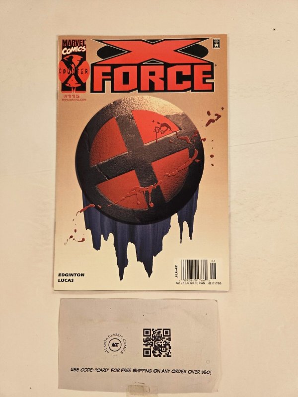 X-Force #118 (Marvel Comics, 2001), raw comic book in NM condition — front cover
