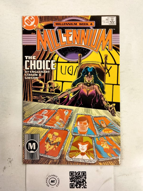 Millennium #4 (DC Comics), raw comic book in NM condition — front cover