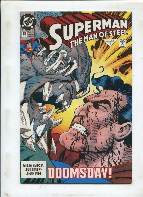 Superman the Man of Stee #19 (1993), raw comic book in 9.2 condition — front cover