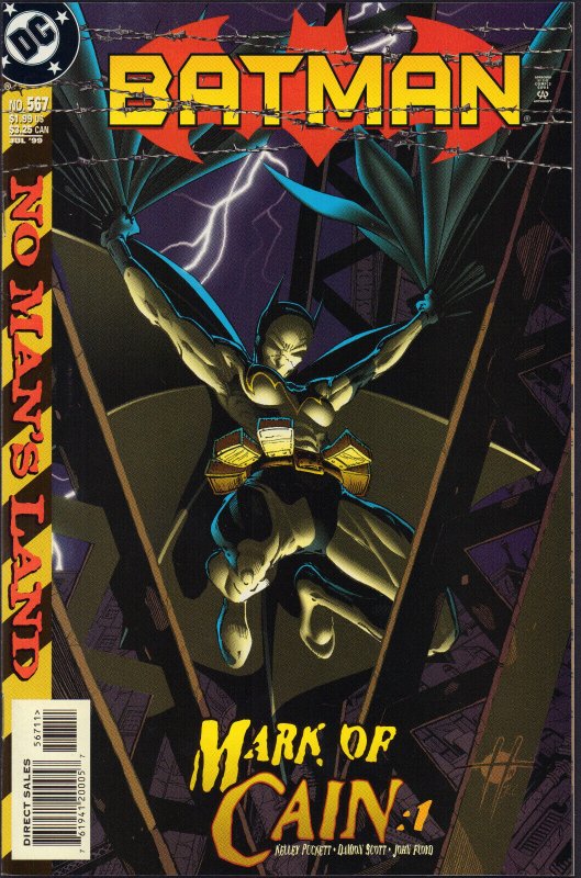Batman #567 (DC Comics, 1999), raw comic book in 9.2 condition — front cover