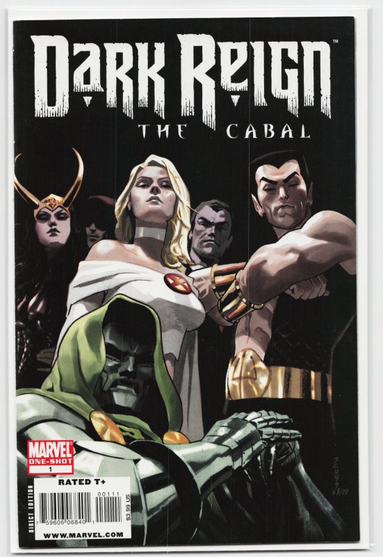Dark Reign: The Cabal (2009) Doctor Doom (Marvel Comics, 2009), raw, ungraded comic book — front cover