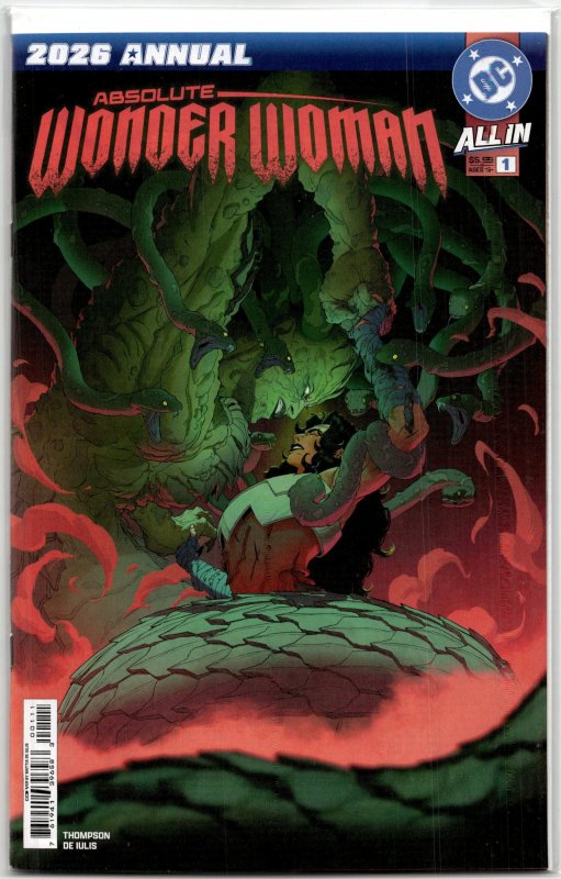 Absolute Wonder Woman 2026 Annual (2026) Wonder Woman (DC Comics, 2026), raw, ungraded comic book — front cover