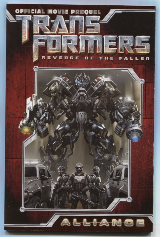 Transformers: Revenge of the Fallen: Alliance Trade Paperback 2009 (2009), raw, ungraded comic book — front cover