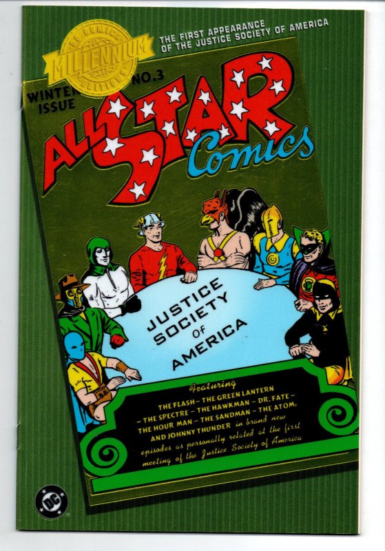 Millennium Edition All Star Comics #3 (DC Comics), raw comic book in NM condition — front cover