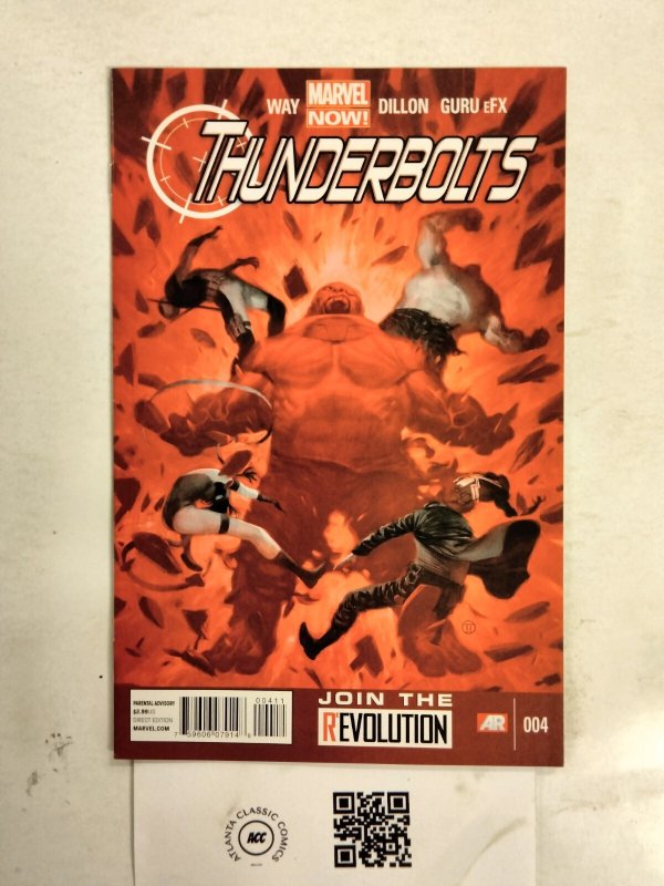 Thunderbolts #4 (Marvel Comics), raw comic book in NM condition — front cover