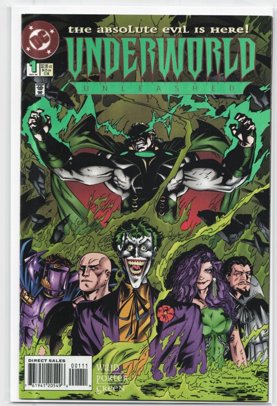 Underworld Unleashed #1 (1995), raw, ungraded comic book — front cover