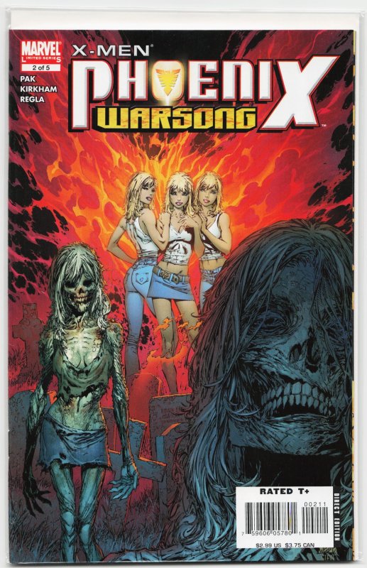 X-Men: Phoenix Warsong #2 (2006), raw, ungraded comic book — front cover