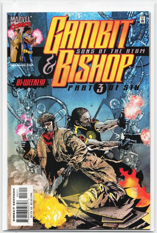 Gambit & Bishop #3 (2001), raw, ungraded comic book — front cover
