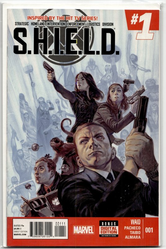 S.H.i.e.L.D #1 (Marvel Comics, 2015), raw, ungraded comic book — front cover