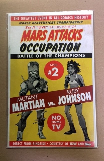 Mars Attacks: Occupation #2 (2016), raw, ungraded comic book — front cover
