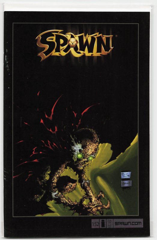 Spawn #152 (Image Comics, 2005), raw, ungraded comic book — front cover