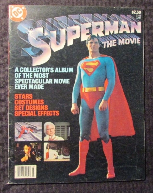 1979 DC Treasury C-62 Superman THE Movie (Grade FN) Christopher Reeve (DC Comics, 1979), raw comic book in FN condition — front cover