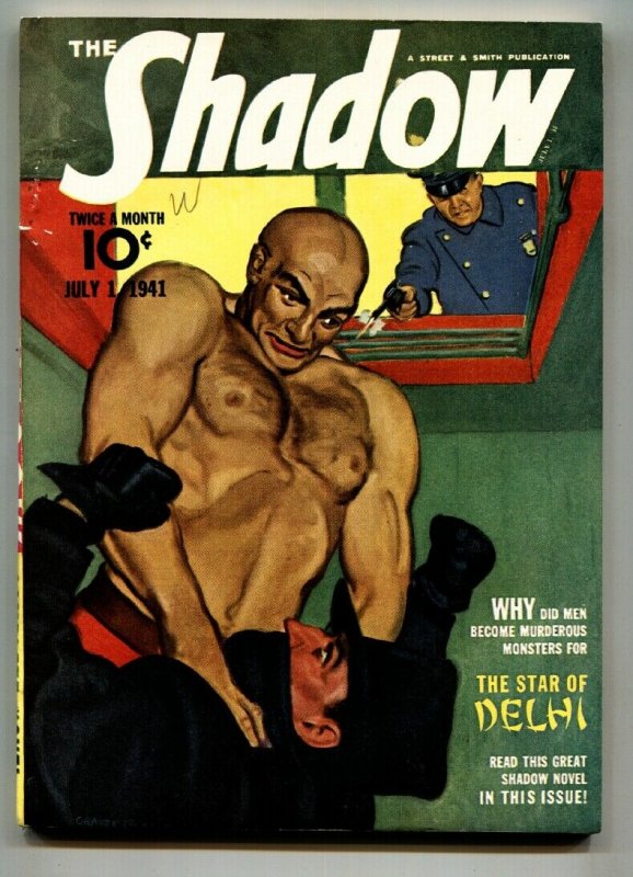 Shadow 1941 July 1-high Grade- Street AND Smith-Rare Pulp VF (Street & Smith, 1941), raw, ungraded comic book — front cover