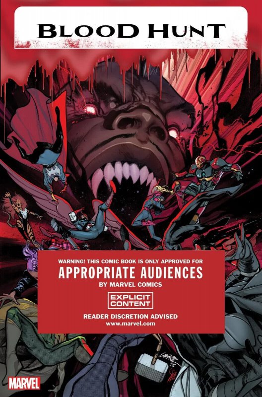 Blood Hunt: Red Band #5 (Marvel Comics, 2024), raw comic book in NM condition — front cover